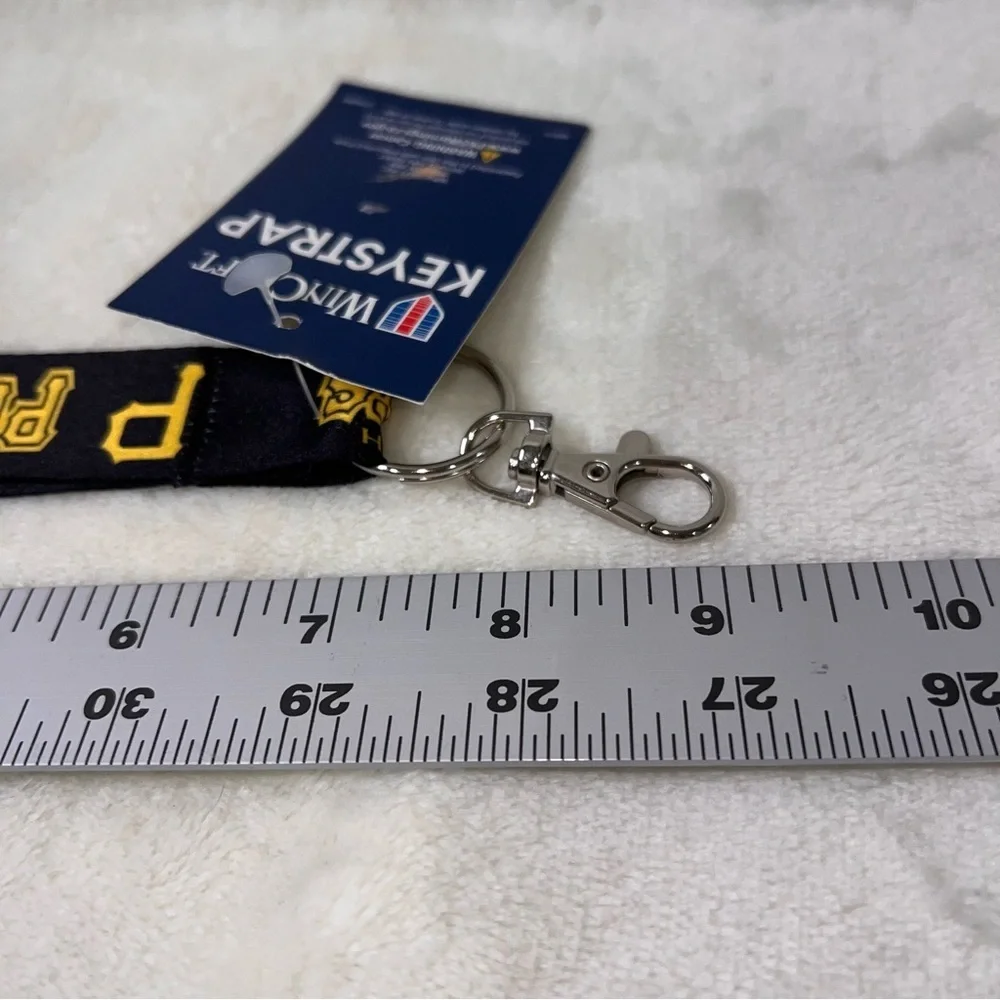 WinCraft‎ Keystrap MLB Pirates Black/Yellow P New with Tags Keychain Holder